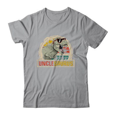 Unclesaurus T Rex Dinosaur Uncle Saurus Family Matching-T-Shirt & Hoodie-Classic T-Shirt-Sport Grey