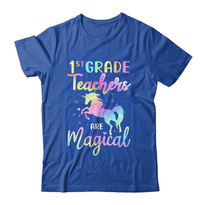 Unicorn Funny 1st Grade Teachers Are Magical-T-Shirt & Hoodie-Classic T-Shirt-Royal