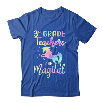 Unicorn Funny 3rd Grade Teachers Are Magical-T-Shirt & Hoodie-Classic T-Shirt-Royal
