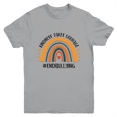 Unity Day Orange Tee Kindness Takes Courage End Bullying Youth-Youth Shirt-Youth T-Shirt-Sport Grey