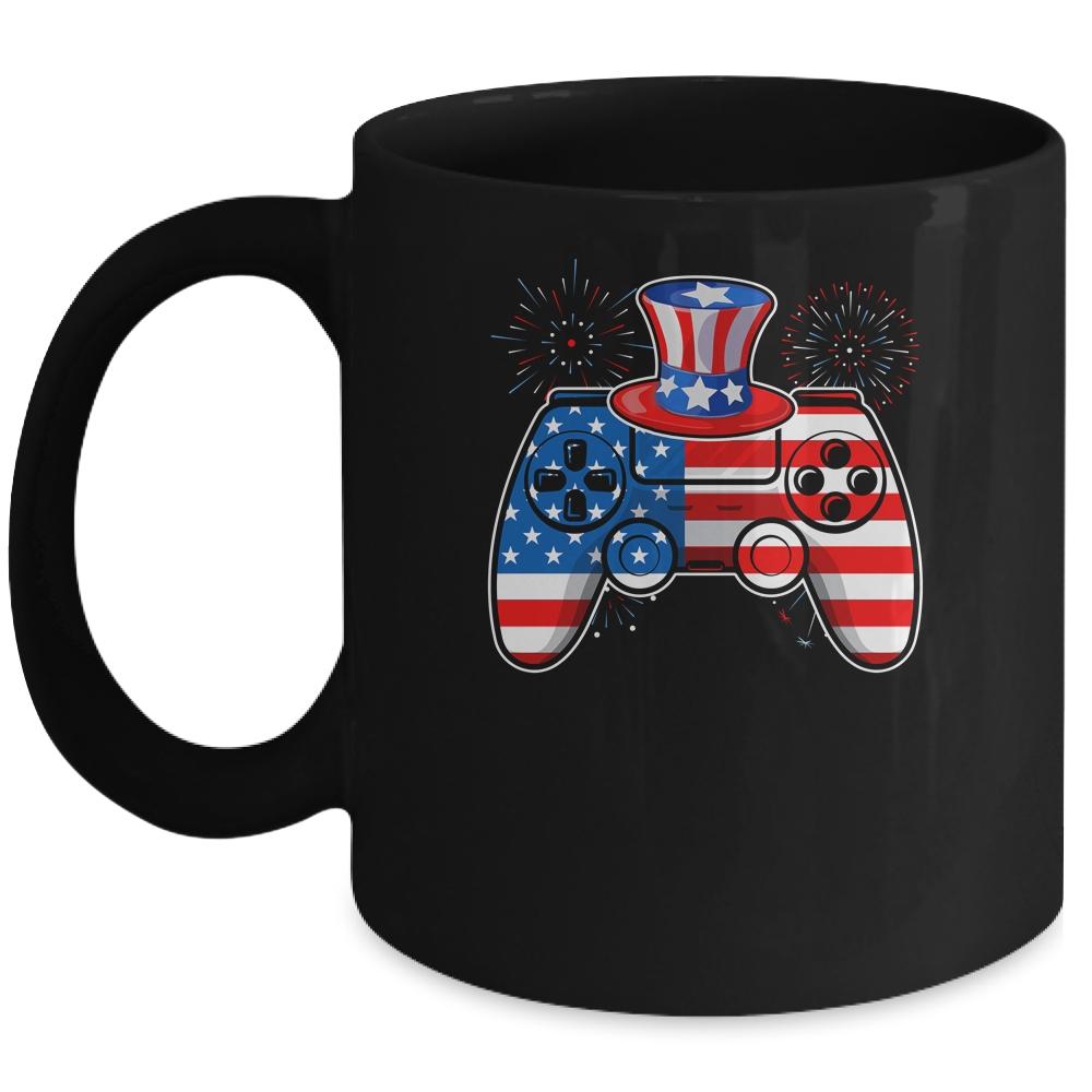 Video Game 4th Of July Gaming Funny Boys Kids Teens Gamer Mug