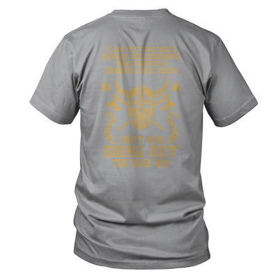 Viking For Men I Came Into This World-T-Shirt & Hoodie-Classic T-Shirt-Sport Grey