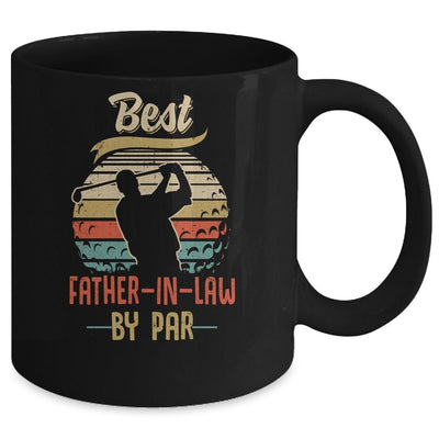 Vintage Best Father In Law By Par Fathers Day Funny Golf Mug-Coffee Mug-