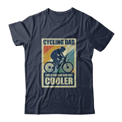 Vintage Cycling Dad Bike Rider Cyclist Fathers Day Funny-T-Shirt & Hoodie-Classic T-Shirt-Navy