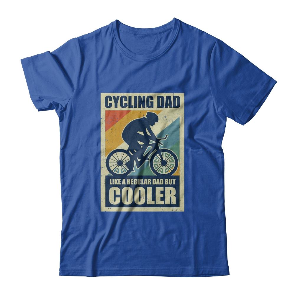 Vintage Cycling Dad Bike Rider Cyclist Fathers Day Funny-T-Shirt & Hoodie-Classic T-Shirt-Royal
