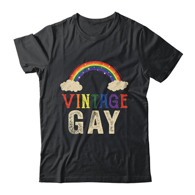 Vintage Gay LGBT Retro Gay Pride Month Funny LGBTQ-T-Shirt & Hoodie-Classic T-Shirt-Black