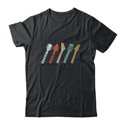 Vintage Guitar Gift For Men Women Music Band Guitarist Stuff-T-Shirt & Hoodie-Classic T-Shirt-Black