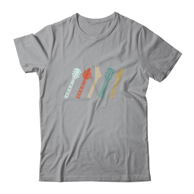 Vintage Guitar Gift For Men Women Music Band Guitarist Stuff-T-Shirt & Hoodie-Classic T-Shirt-Sport Grey