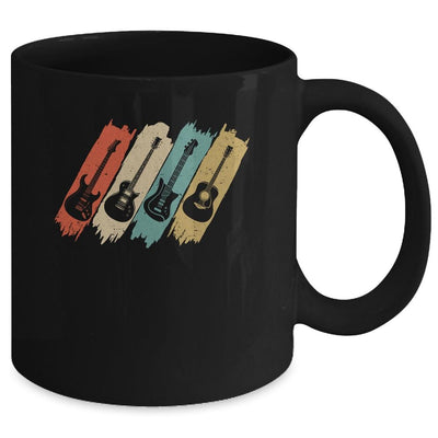 Vintage Guitar Gift For Women Men Music Band Guitarist Stuff Mug-Coffee Mug-