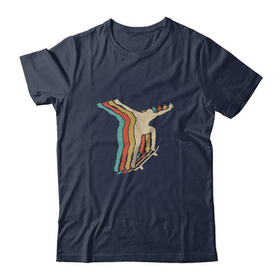 Vintage Skateboard Retro Tee Gift Skateboarding-T-Shirt & Tank Top-Classic T-Shirt-Navy