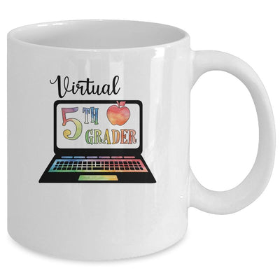 Virtual Fifth Grader Distance Learning Back To School Mug-Coffee Mug-Mug-White