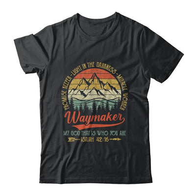Waymaker Miracle Worker Promise Keeper Christian-T-Shirt & Hoodie-Classic T-Shirt-Black