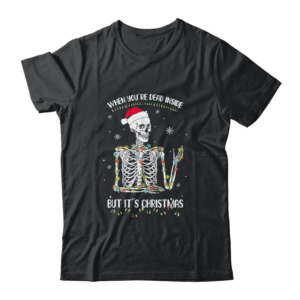 When Youre Dead Inside But It's Christmas Skeleton