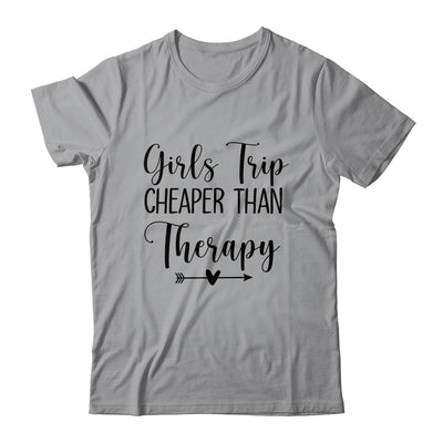 Womens Girls Trip Therapy Vacation Travel Night Out-T-Shirt & Tank Top-Classic T-Shirt-Sport Grey