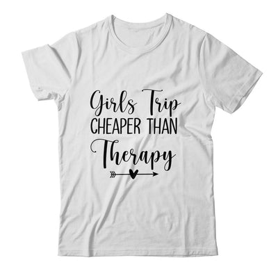 Womens Girls Trip Therapy Vacation Travel Night Out-T-Shirt & Tank Top-Classic T-Shirt-White