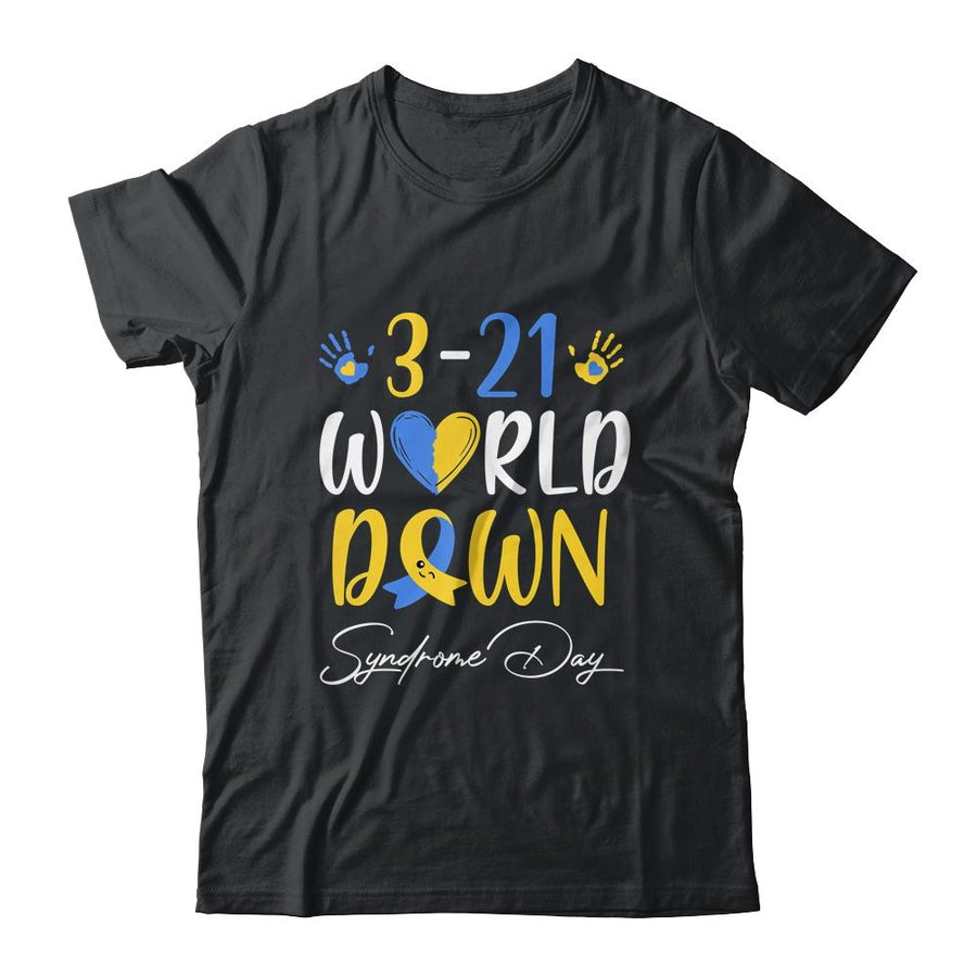 World Down Syndrome Day 3-21 Support 21 March-T-Shirt & Hoodie-Classic T-Shirt-Black