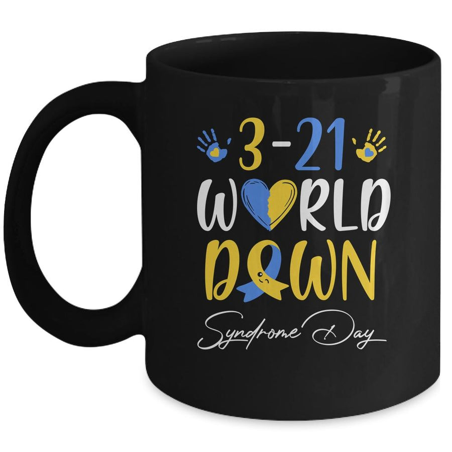 World Down Syndrome Day 3-21 Support 21 March Mug-Coffee Mug-Mug-Black
