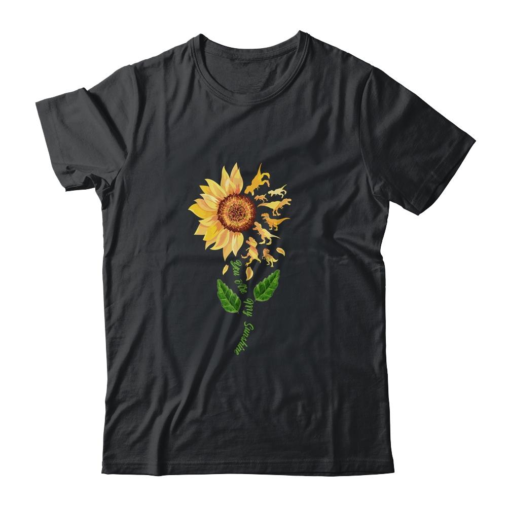 You Are My Sunshine Dinosaur T-Rex Sunflower