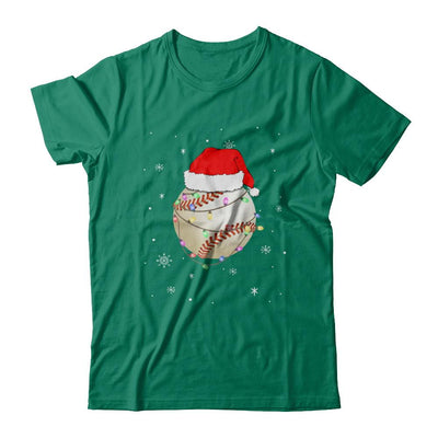 Santa Hat Baseball Christmas Gifts-T-Shirt & Sweatshirt-Classic T-Shirt-Kelly Green