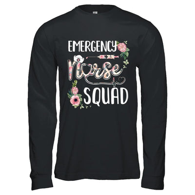Nursing Emergency Nurse Squad-T-Shirt & Hoodie-Long Sleeve T-Shirt-Black