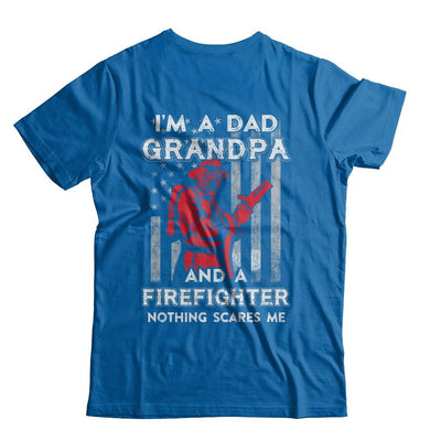I'm A Dad Grandpa Firefighter Father's Day Gift-T-Shirt & Hoodie-Classic T-Shirt-Royal