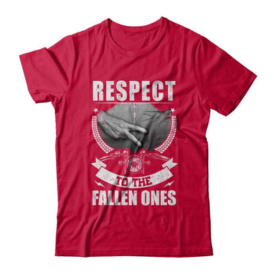 Respect To The Fallen Ones Motorbike-T-Shirt & Hoodie-Classic T-Shirt-Red
