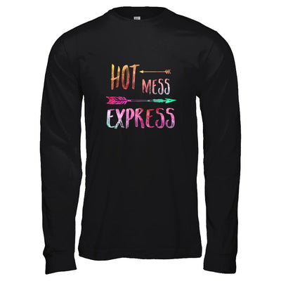 Hot Mess Express-T-Shirt & Tank Top-Long Sleeve T-Shirt-Black