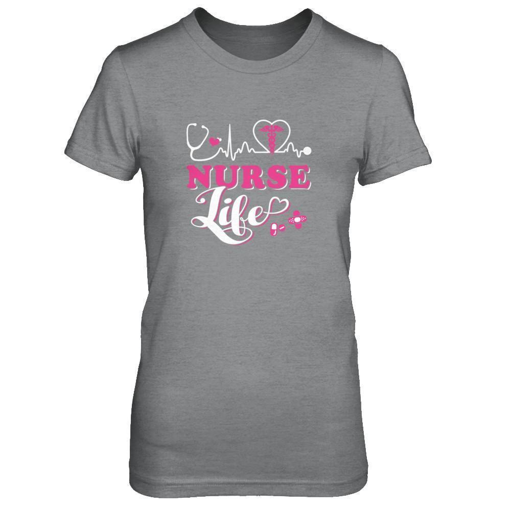 Nurse Life Lover-T-Shirt & Tank Top-Women's T-Shirt-Sport Grey