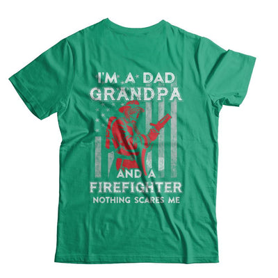 I'm A Dad Grandpa Firefighter Father's Day Gift-T-Shirt & Hoodie-Classic T-Shirt-Kelly Green