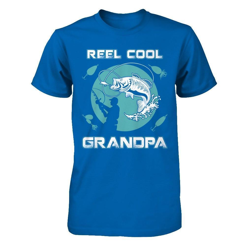 Reel Cool Grandpa-T-Shirt & Hoodie-Classic T-Shirt-Royal