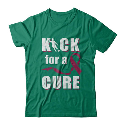 Kick For A Cure Soccer Multiple Myeloma Awareness-T-Shirt & Hoodie-Classic T-Shirt-Kelly Green