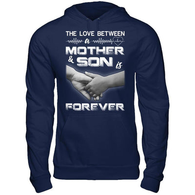 The Love Between A Mother And Son Is Forever-T-Shirt & Hoodie-Pullover Hoodie-Navy