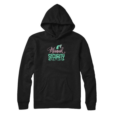 Mermaid Security-T-Shirt & Tank Top-Pullover Hoodie-Black