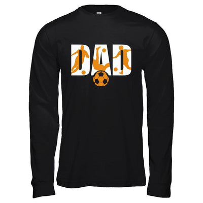 Soccer Dad Father's Day-T-Shirt & Hoodie-Long Sleeve T-Shirt-Black