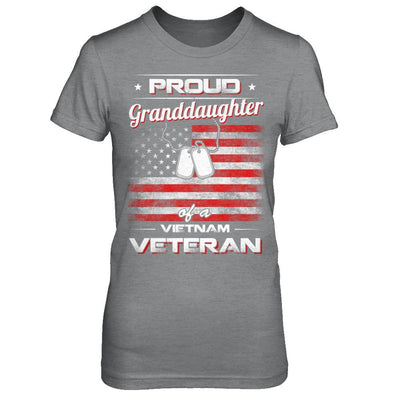 Proud Granddaughter Of A Viet Nam Veteran-T-Shirt & Hoodie-Women's T-Shirt-Sport Grey