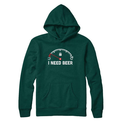 Funny Saying Cars I Need Beer-T-Shirt & Hoodie-Pullover Hoodie-Deep Forest