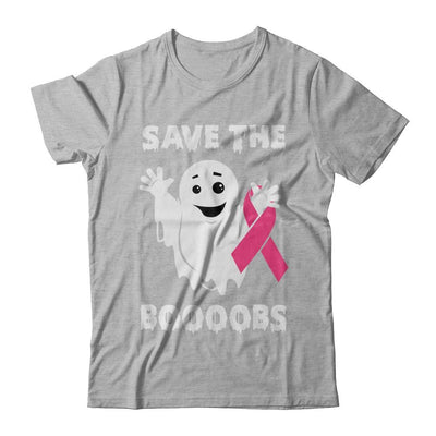 Halloween Save The Boobs Breast Cancer Awareness-T-Shirt & Hoodie-Premium T-Shirt-Heather Gray