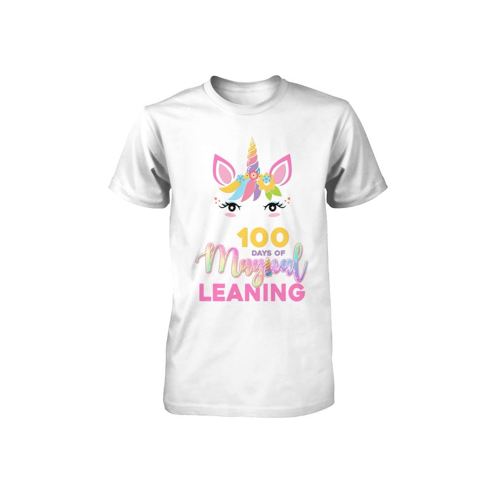 100 Days Of Magical Leaning School Unicorn Girl Gift Youth-Youth Shirt-Toddler T-Shirt-White