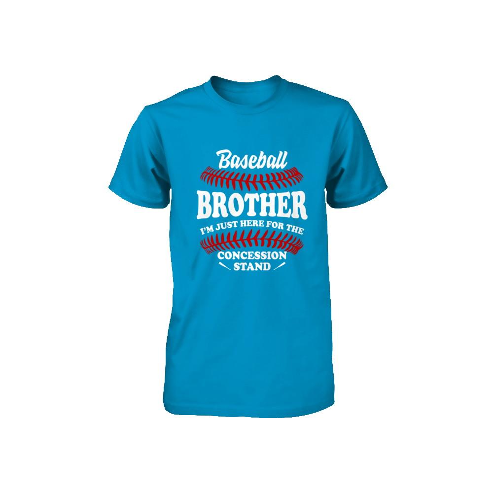 Baseball Brother I'm Just Here For The Concession Stand Youth-Youth Shirt-