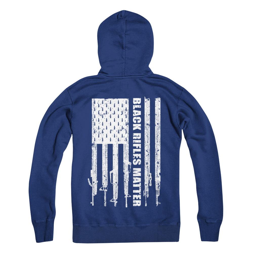 Black Rifles Matter 2nd Amendment Ar15-T-Shirt & Hoodie-Pullover Hoodie-Deep Royal