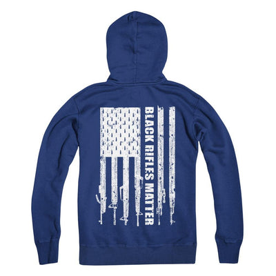 Black Rifles Matter 2nd Amendment Ar15-T-Shirt & Hoodie-Pullover Hoodie-Deep Royal