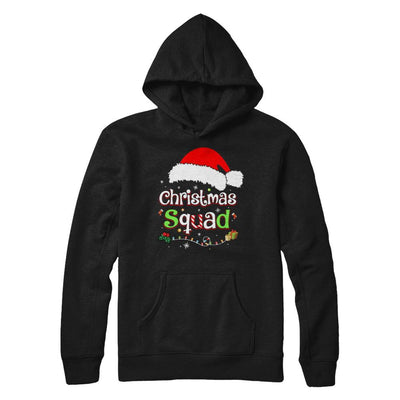 Santa Family Matching Pajamas Christmas Squad-T-Shirt & Sweatshirt-Pullover Hoodie-Black