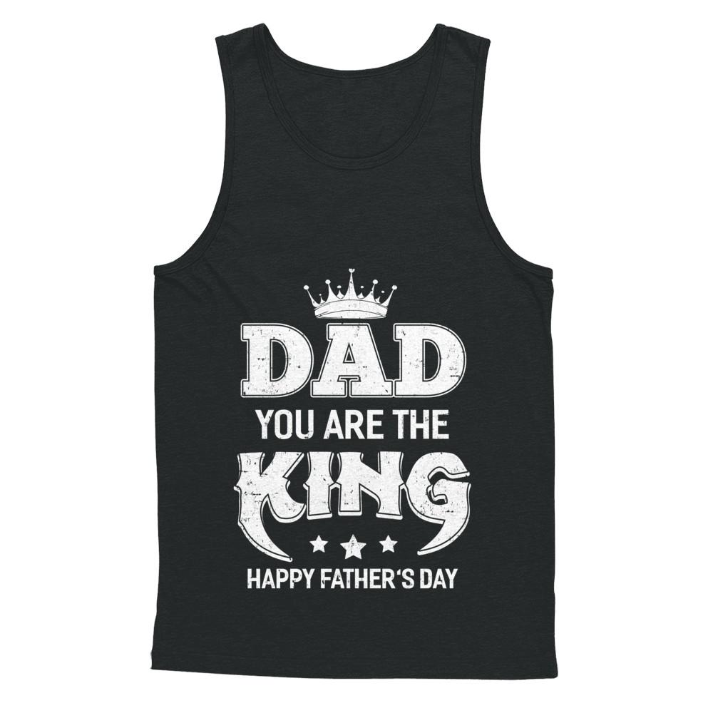 Dad You Are The Queen Happy Fathers Day Gift-T-Shirt & Hoodie-Unisex Tank-Black