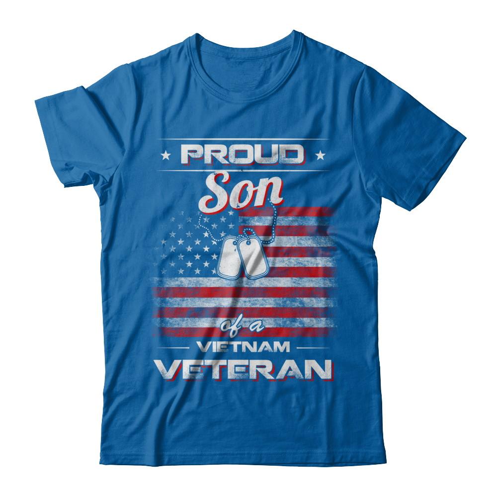 Proud Son Of A Viet Nam Veteran-T-Shirt & Hoodie-Classic T-Shirt-Royal
