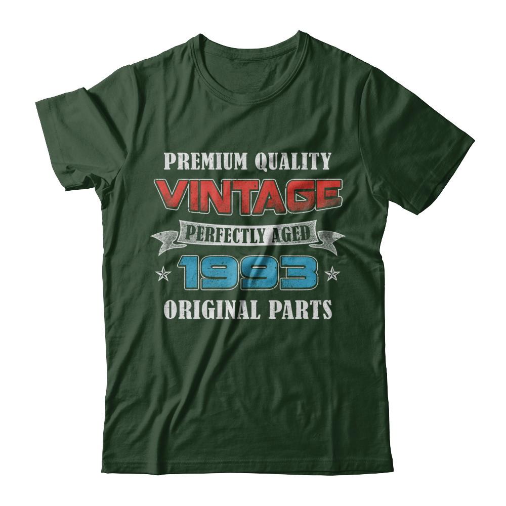 Vintage Premium Prefectly Aged 1993 28th Birthday Gift-T-Shirt & Hoodie-Classic T-Shirt-Forest Green