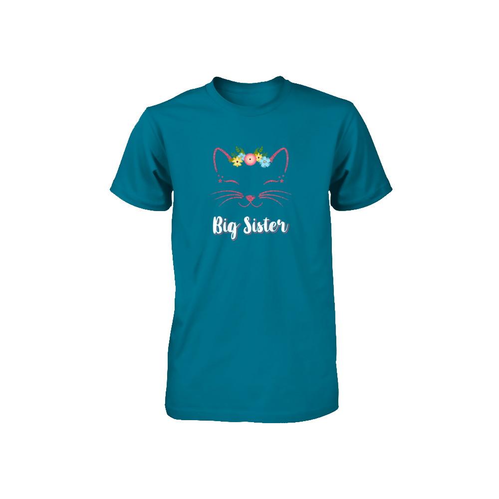 Kitty Cat Big Sister I'm Going To Be A Big Sister Youth-Youth Shirt-