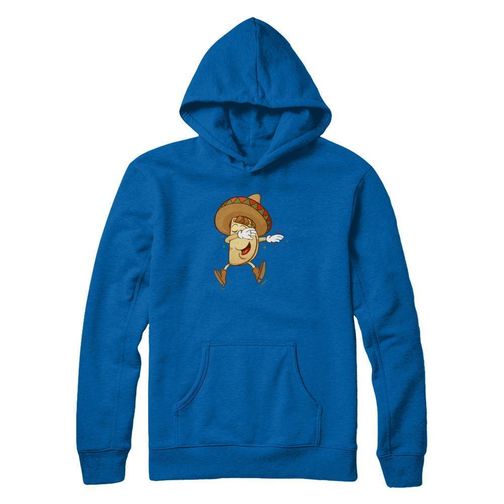 Dabbing Taco Mexican Food Lover-T-Shirt & Tank Top-Pullover Hoodie-Royal