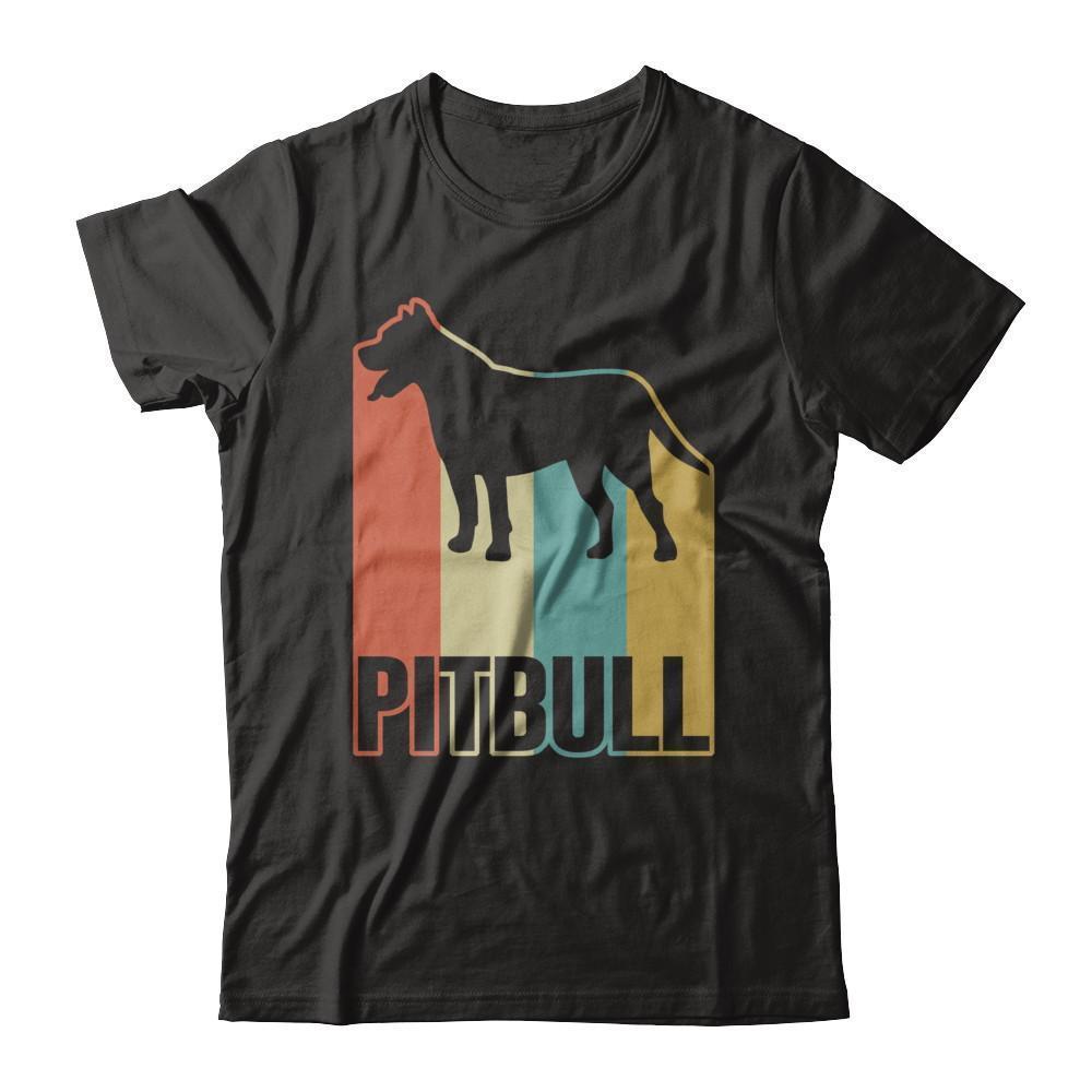 Classic Vintage Retro Style Pitbull Dog