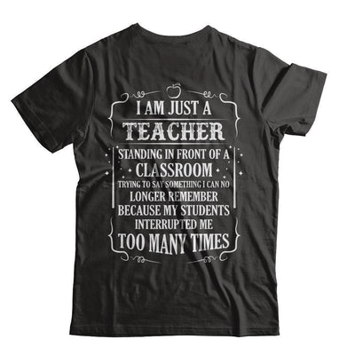 I'm Just A Teacher Standing In Front Of A Classroom-T-Shirt & Hoodie-Premium T-Shirt-Black