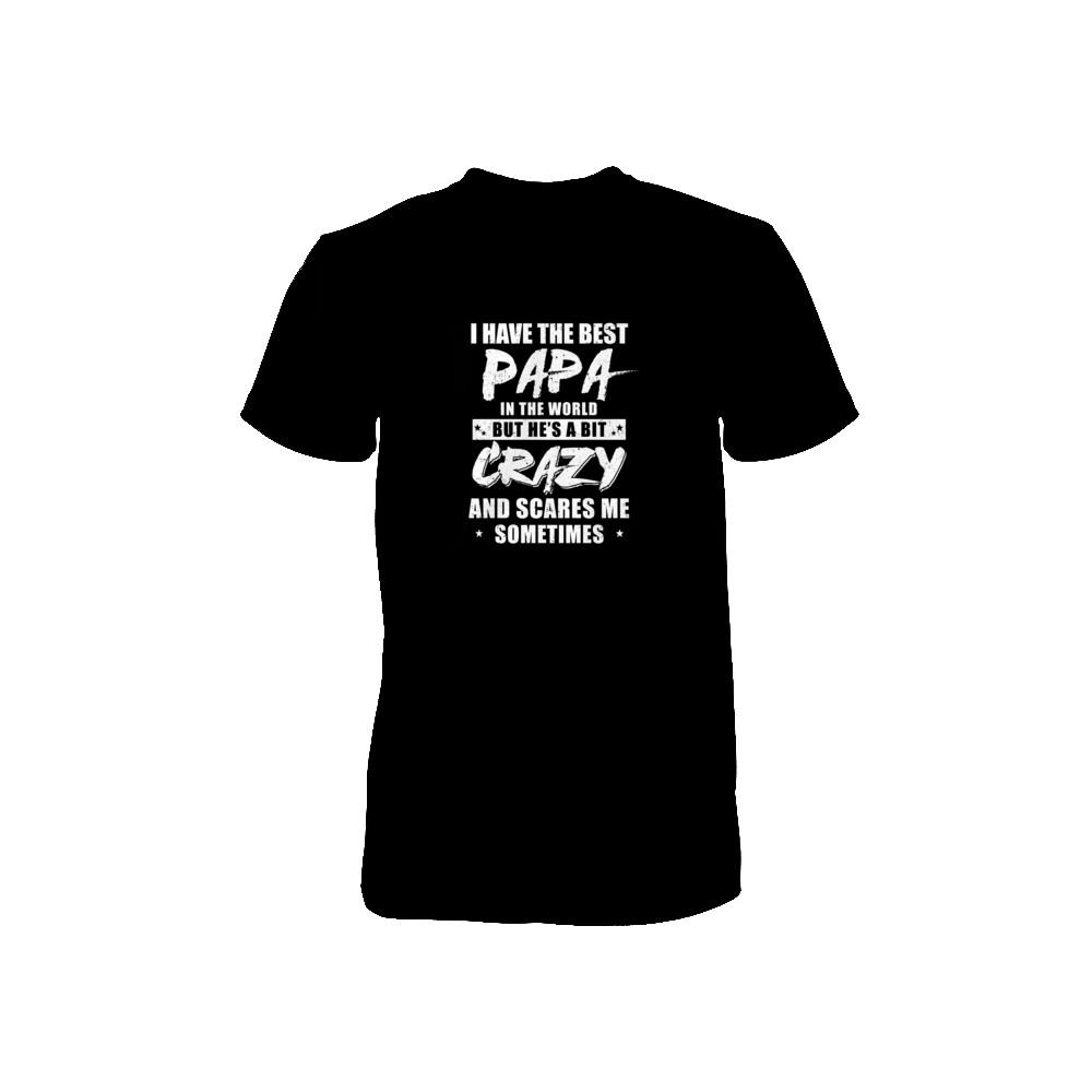 I Have The Best Papa In The World Kids Youth-Youth Shirt-